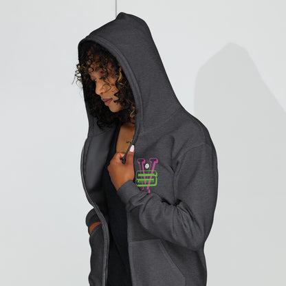 Varsity Collection Unisex Zippered Hoodie